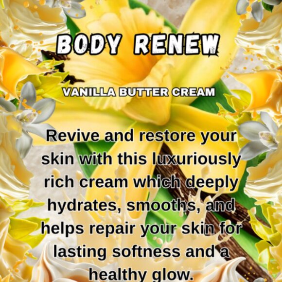 Vanilla Buttercream Body Cream — 16oz - Picture 3 of 6